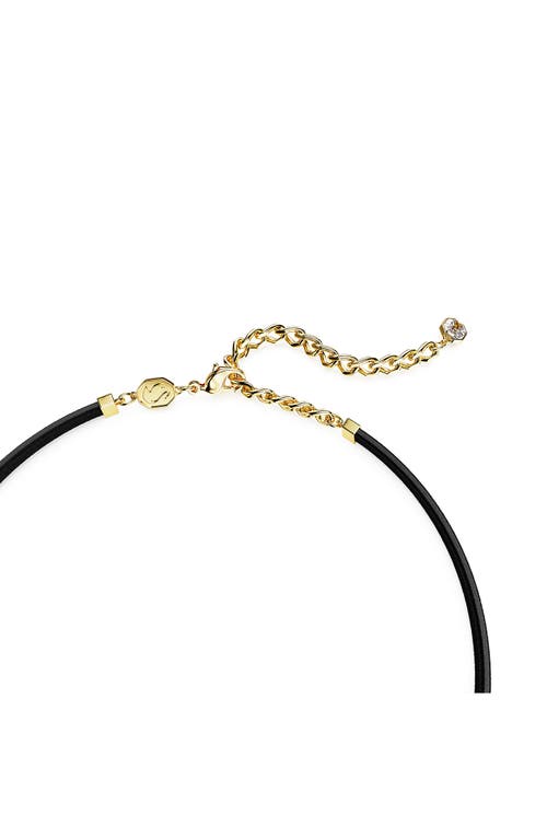 Swarovski Millenia Octagon Cut Tennis Choker In Violett