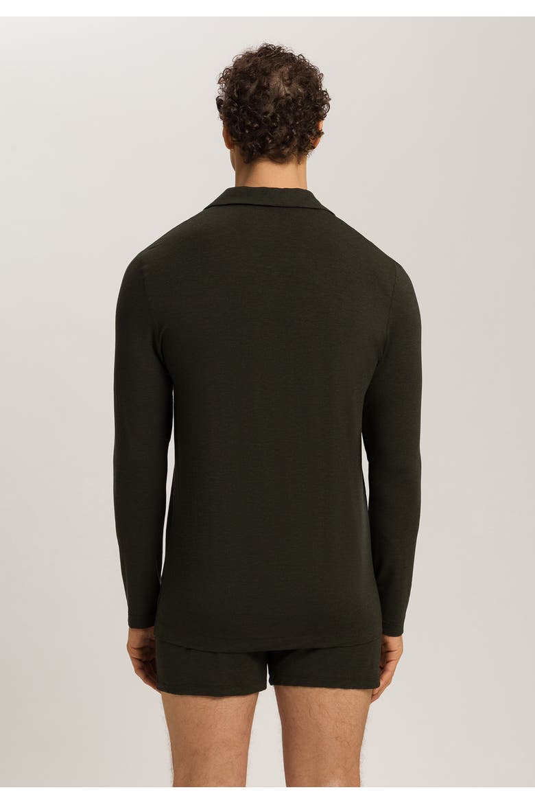Casuals Long Sleeve Button Front Shirt, Alternate, color, Earthy Ink Melange