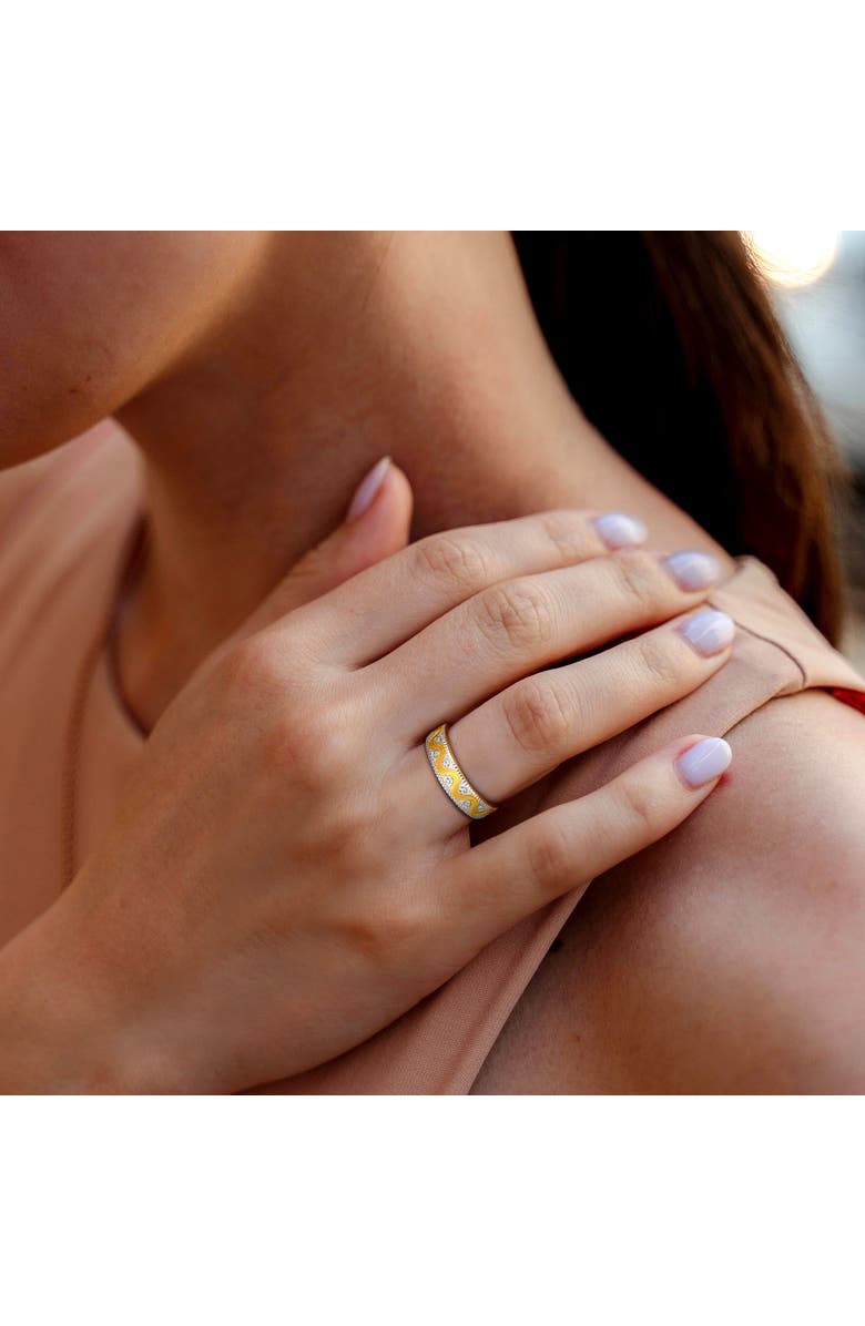 Julianna B. 5mm Wave Design Band 14k Two-Tone, Alternate, color, 