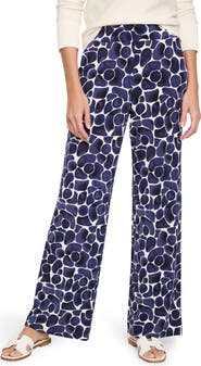 NIC+ZOE Geo Pebble Wide Leg Pants