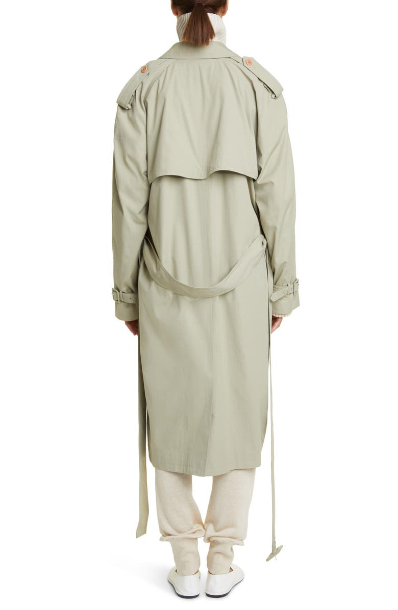 The Row June Cotton Trench Coat, Alternate, color,