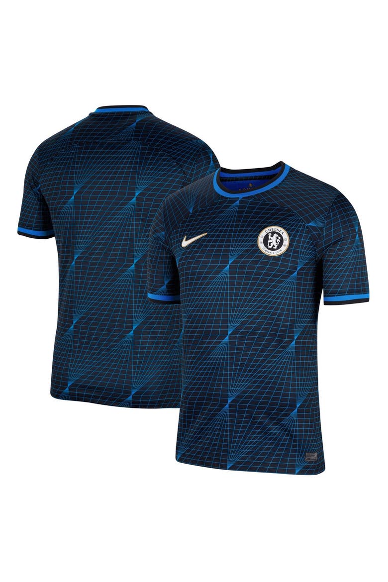 Men's Nike Navy Chelsea 2023/24 Away Stadium Replica Jersey, Alternate, color, Navy