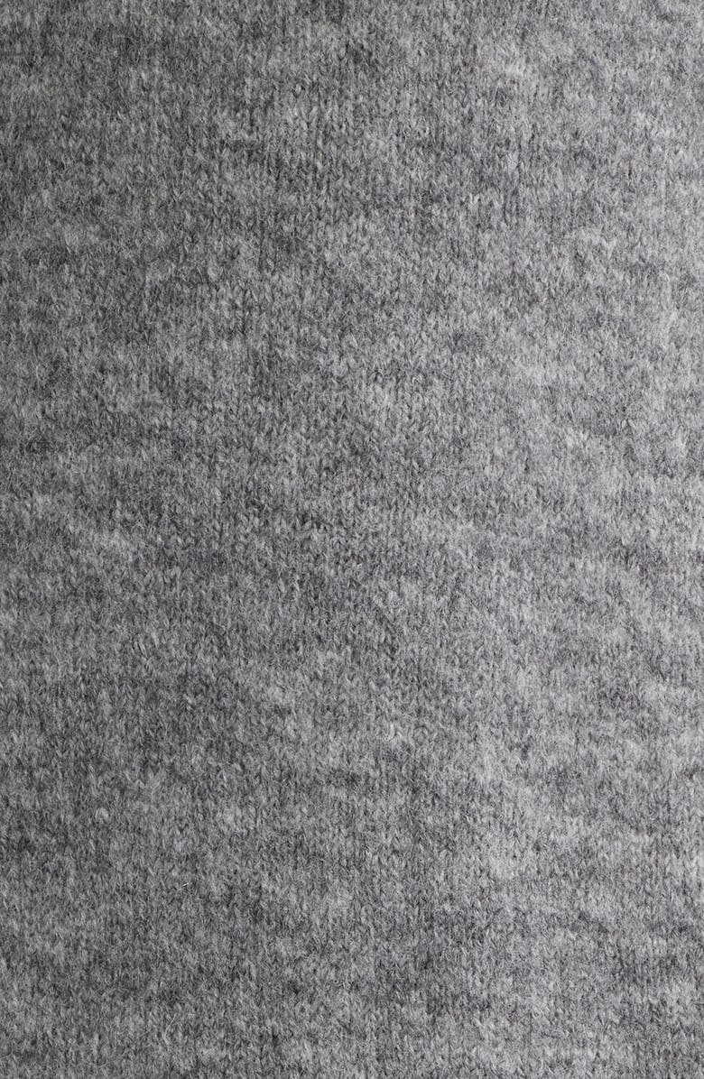 Hatley Charcoal Blanket Stitch Mélange Sweater, Alternate, color, Charcoal