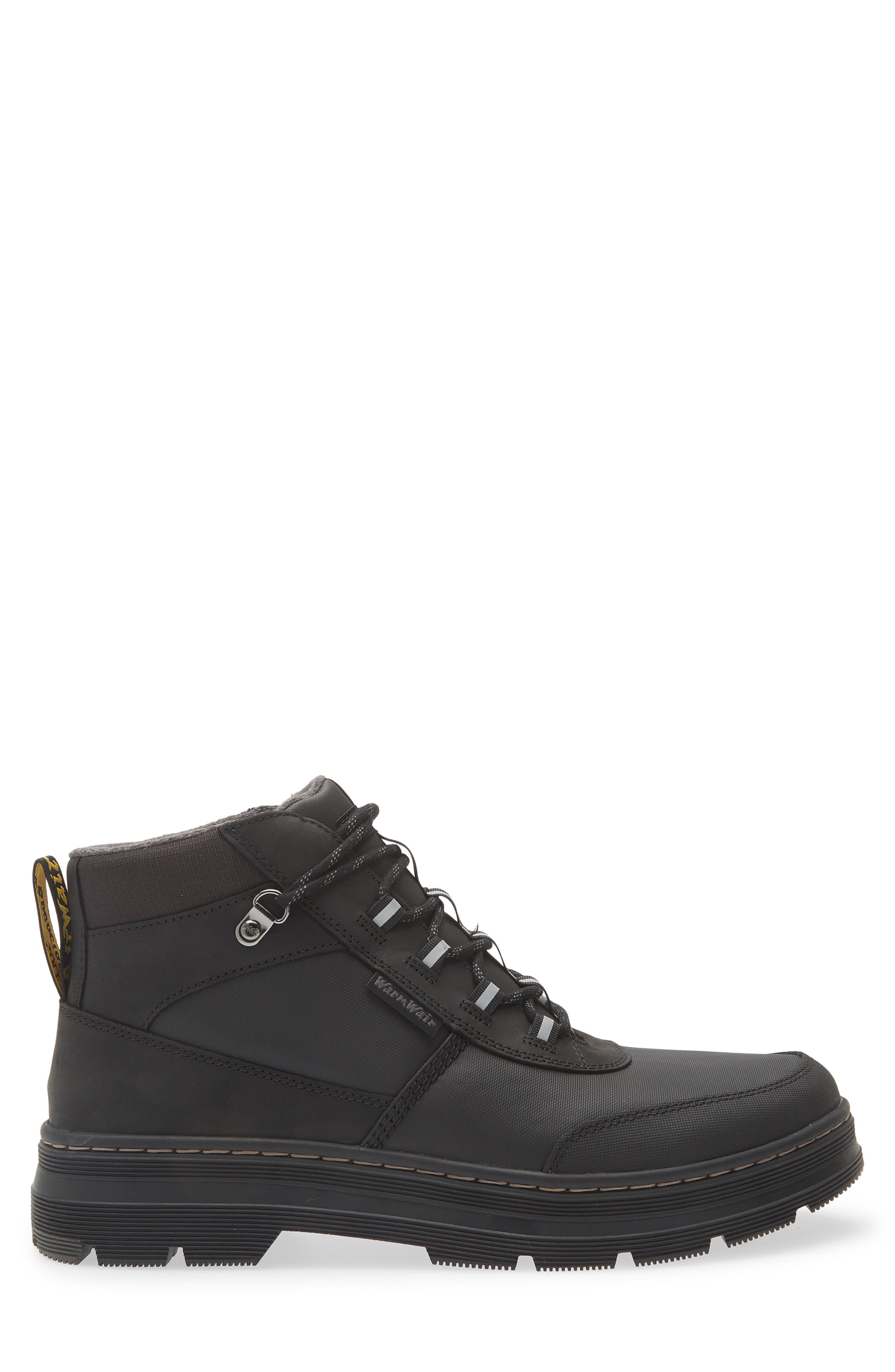 Dr. Martens Combs Coated Boot, Alternate, color, Black