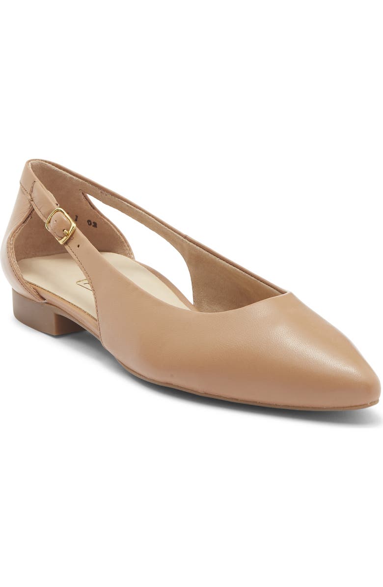 Paul Green Rica Pointed Toe Flat, Main, color, Dakar Soft Nappa