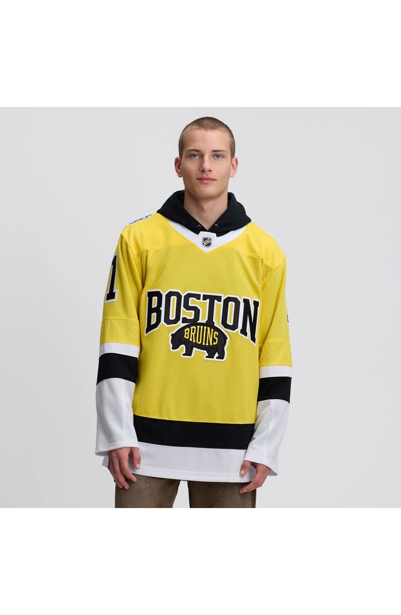 FANATICS Men's Fanatics Jeremy Swayman Gold Boston Bruins 2026 NHL Stadium Series Premium Jersey, Alternate, color, Gold
