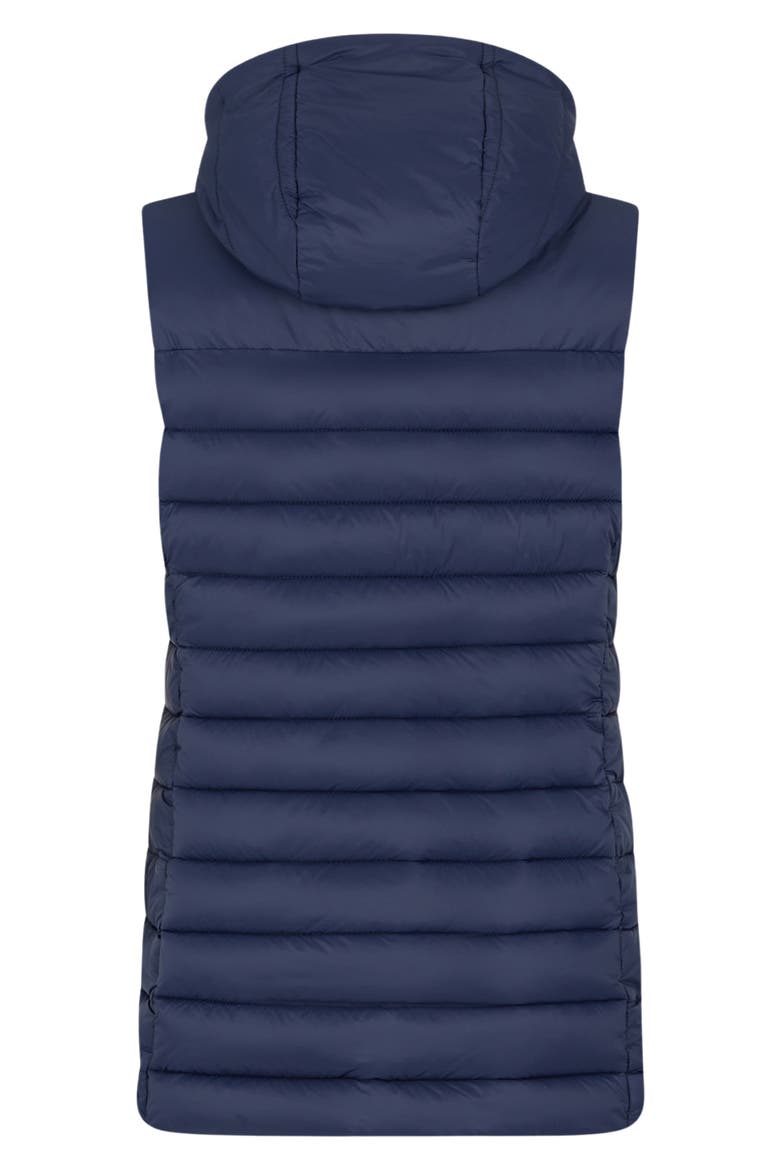 Margareth Recycled Nylon Puffer Vest, Alternate, color, NAVY BLUE