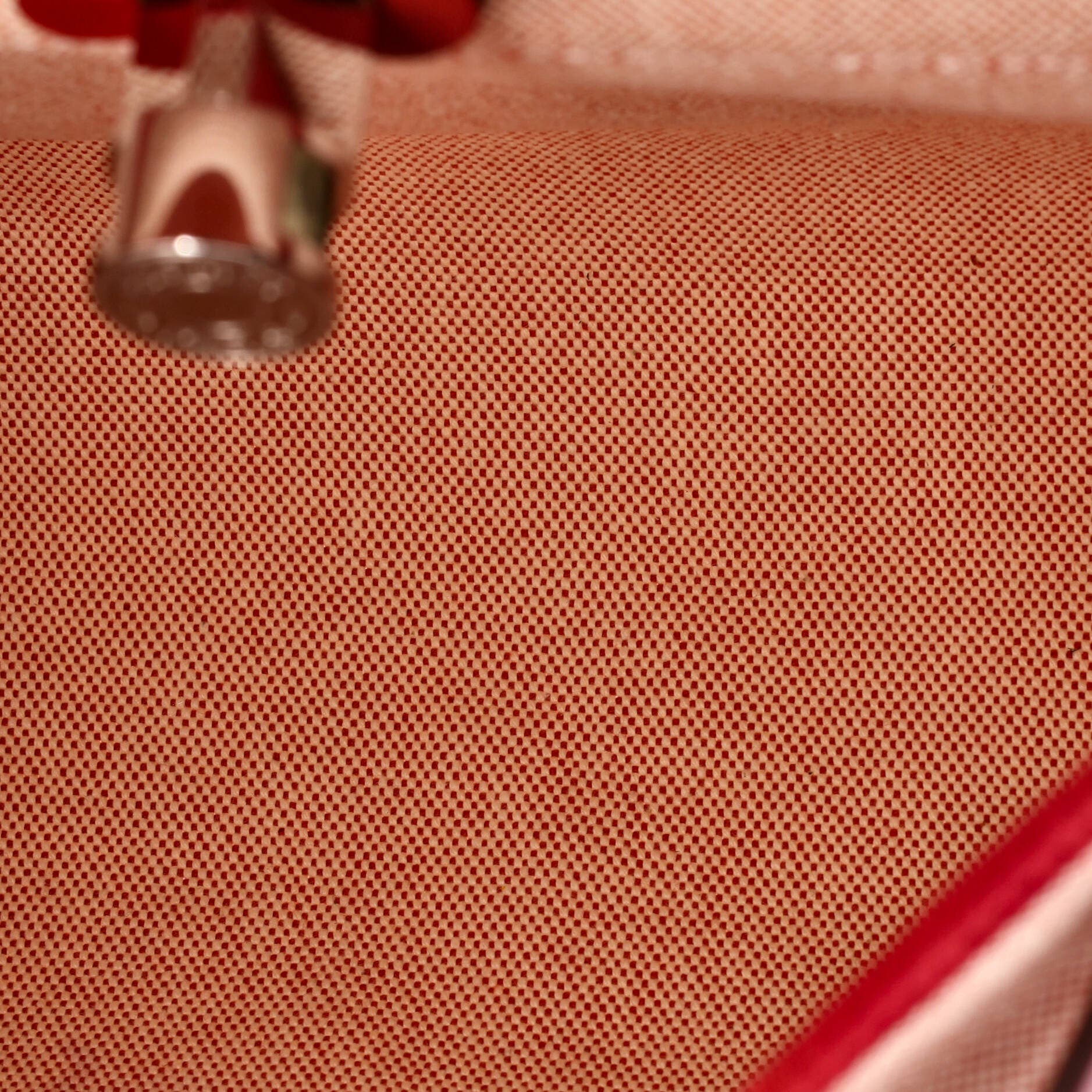 Herbag Zip Pegase Pop Toile and Leather 31, Alternate, color, Red