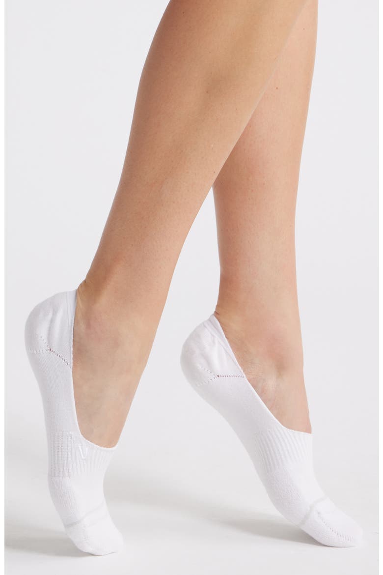 No-Show Socks, Main, color, WHITE