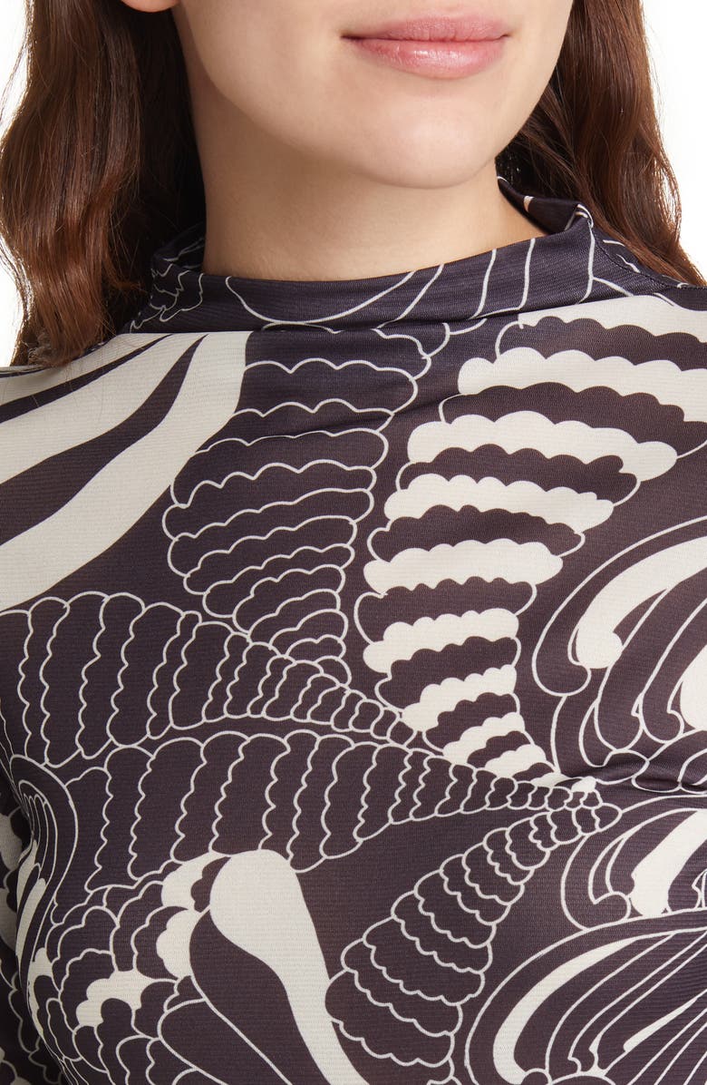 Ted Baker London Emberr Grown On Skinny Long Sleeve Top, Alternate, color, 