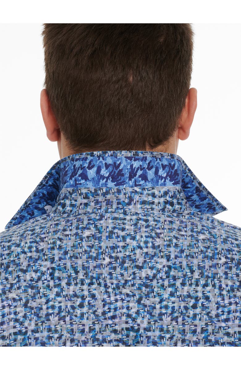 Robert Graham Labyrinth Button-Up Shirt, Alternate, color,