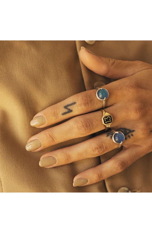 Merewif Color-changing Mood Ring In Gold
