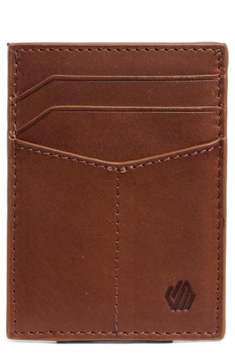Waxy Leather RFID Card Case