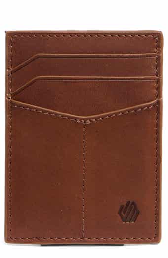 Johnston & Murphy Waxy Leather RFID Card Case