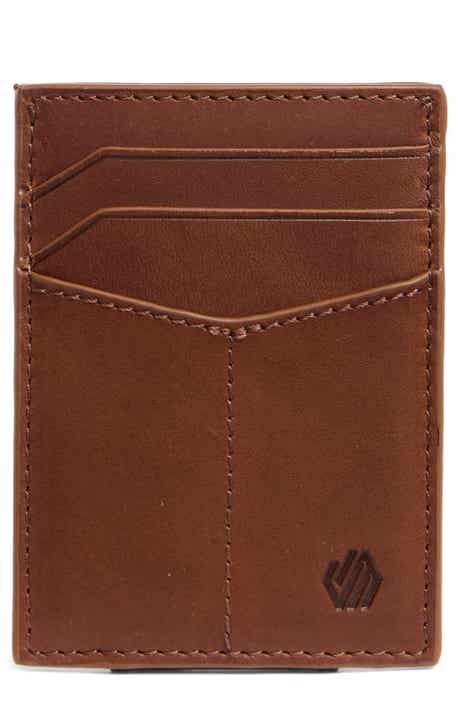 Johnston & Murphy Waxy Leather RFID Card Case
