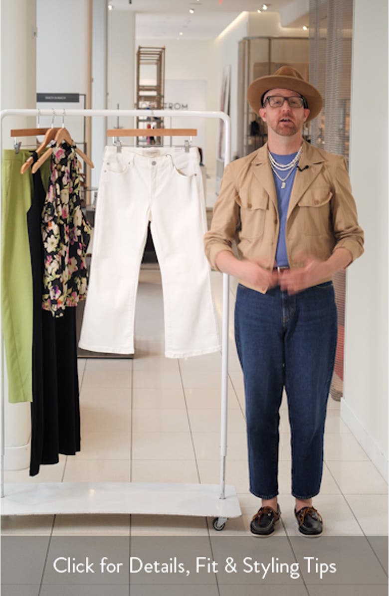 Hannah Crop Flare Jeans, sales video thumbnail