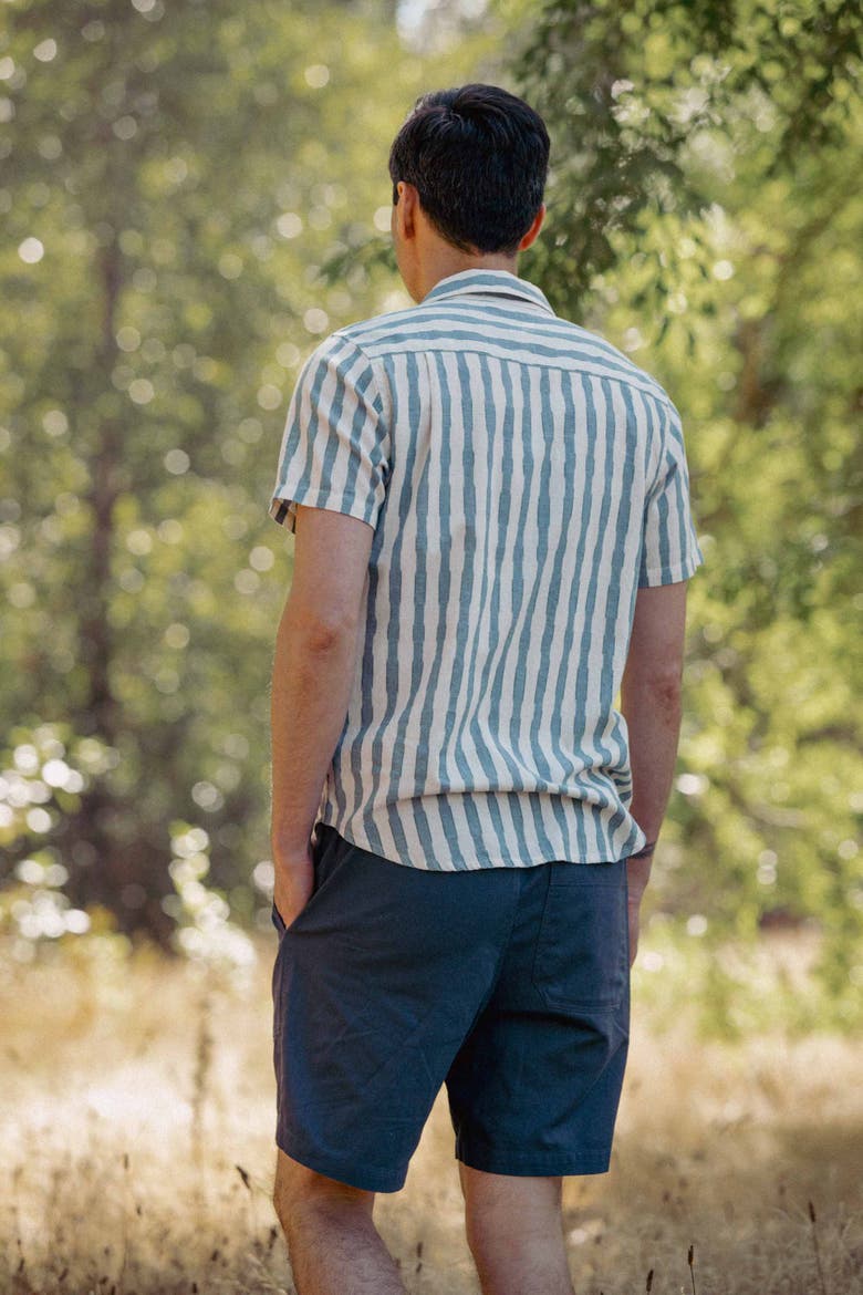 Marten Shirt, Alternate, color, Beach Stripe