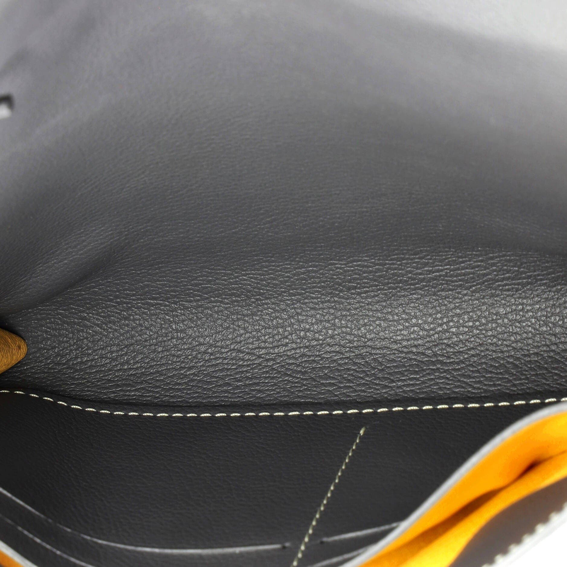 Pre-Owned Goyard Chypre Wallet on Strap Coated Canvas with Leather, Alternate, color, 