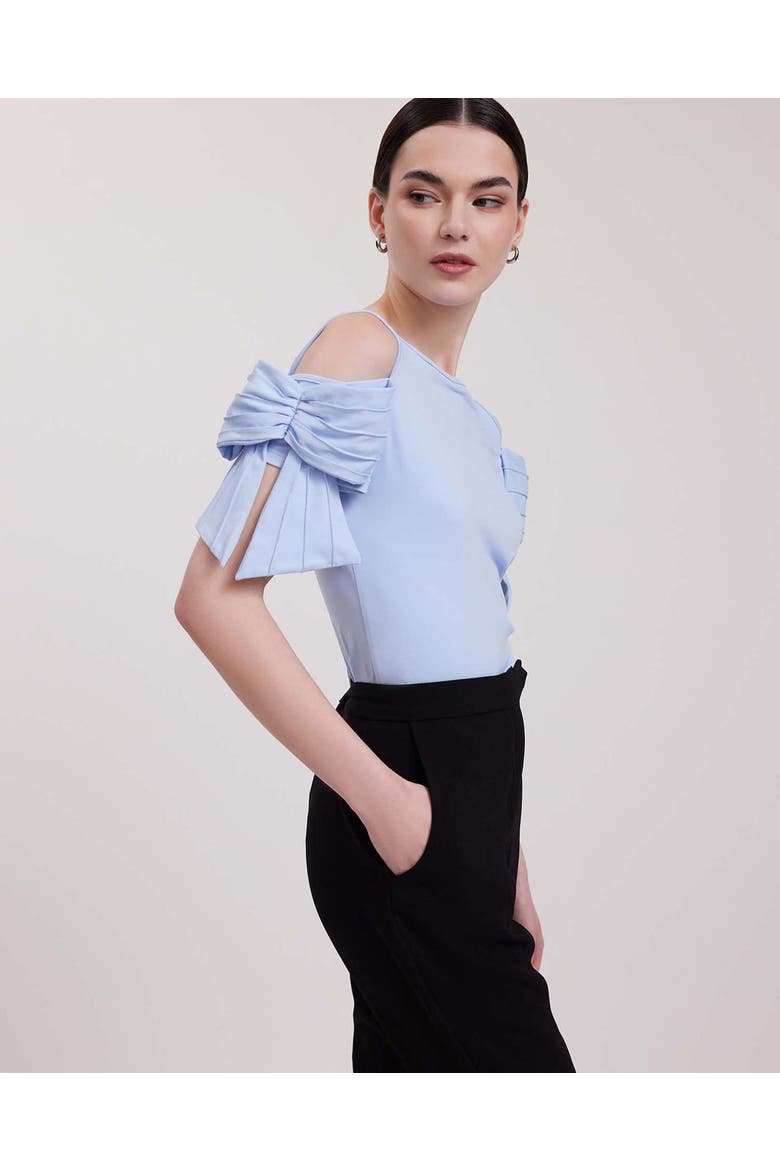 Myrtille Riviera Jersey Cotton Top, Alternate, color, Riviera