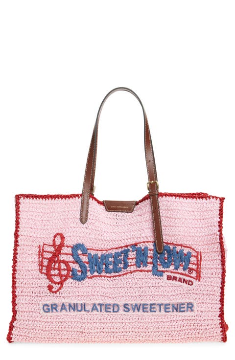 Sweet 
N Low East/West Raffia Tote