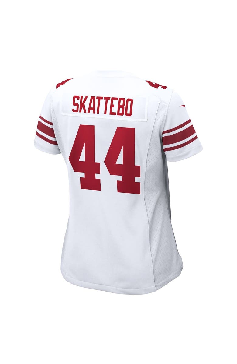 Nike Women's Nike Cam Skattebo White New York Giants Game Jersey, Alternate, color, White