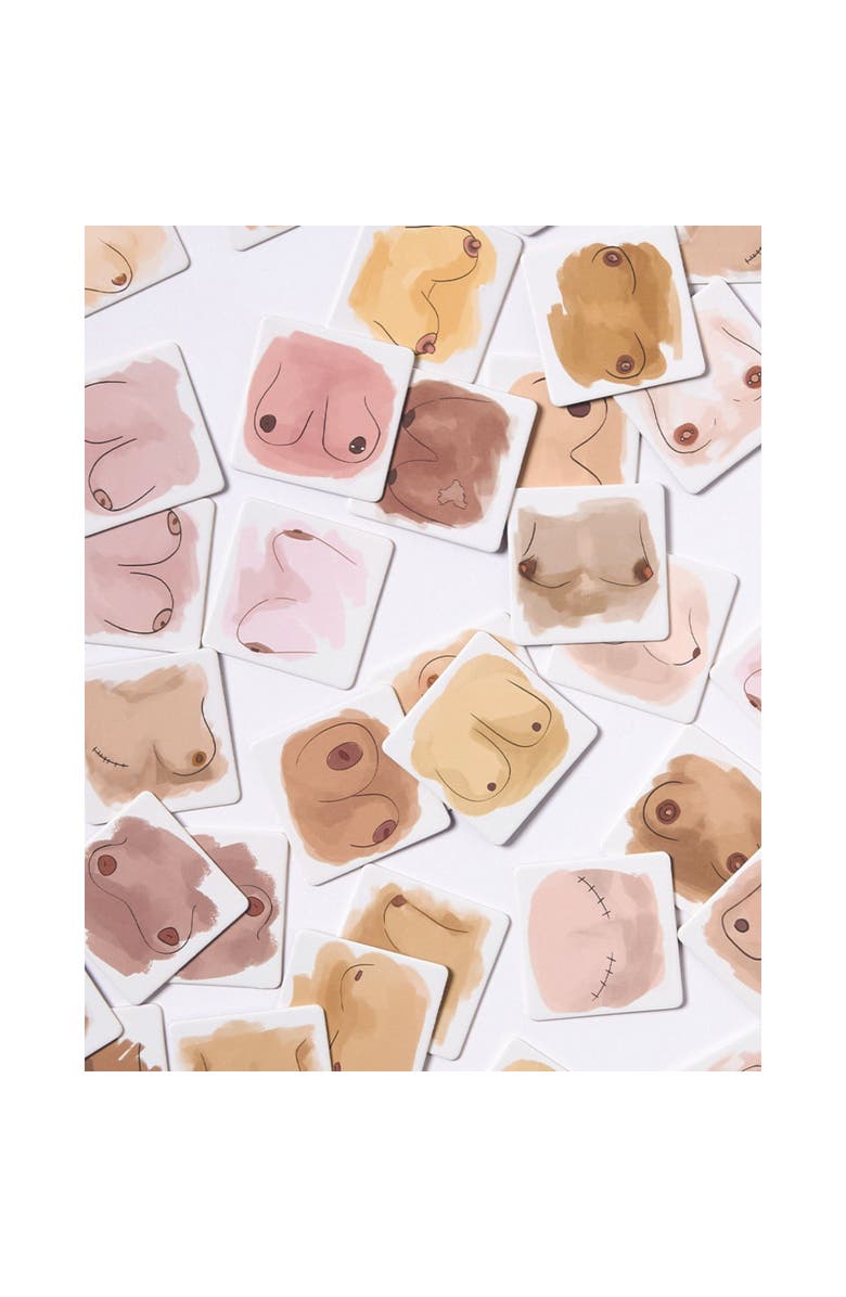 Journey of Something Boobs Memory Game, Stylish Adults Party Game, 30 Cards, Alternate, color, Multicolored