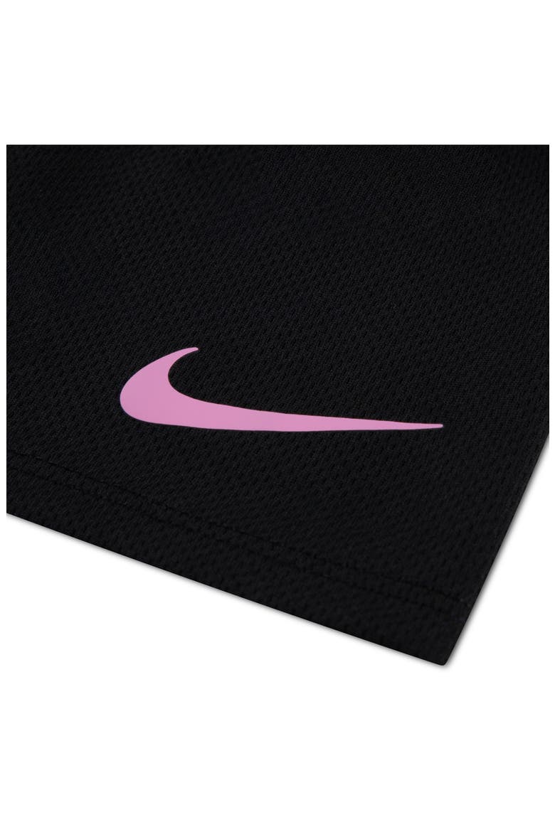 Pop Logo T-Shirt & Mesh Shorts Set, Alternate, color, BLACK