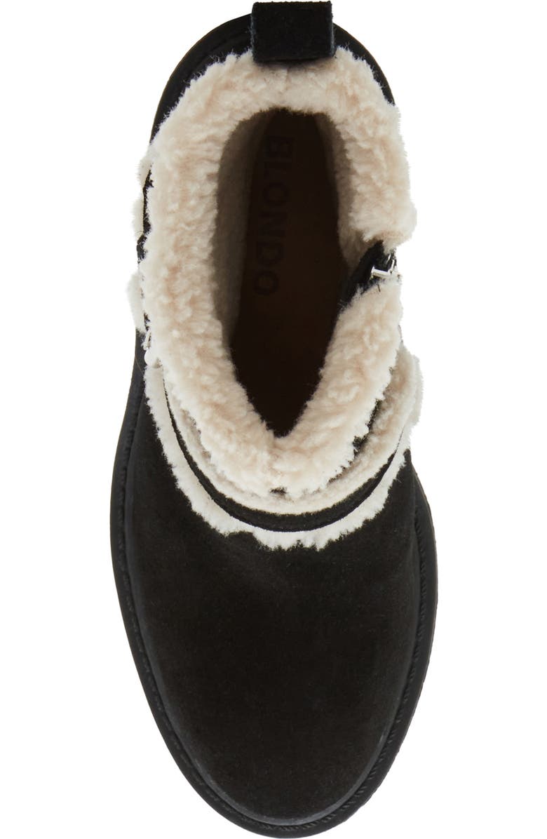 Blondo Teryn Waterproof Faux Shearling Bootie, Alternate, color,