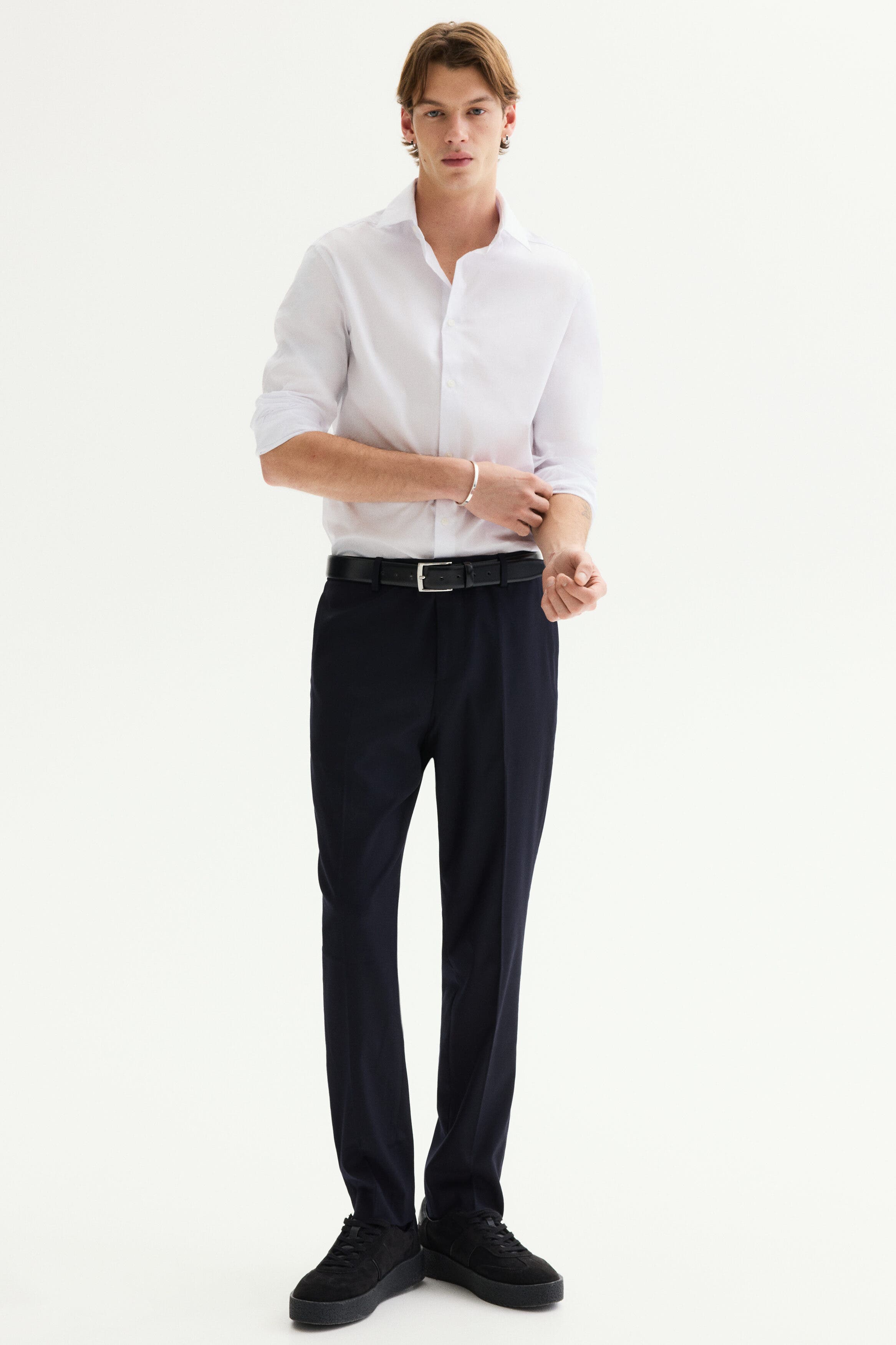 Slim-fit suit pants - image 3