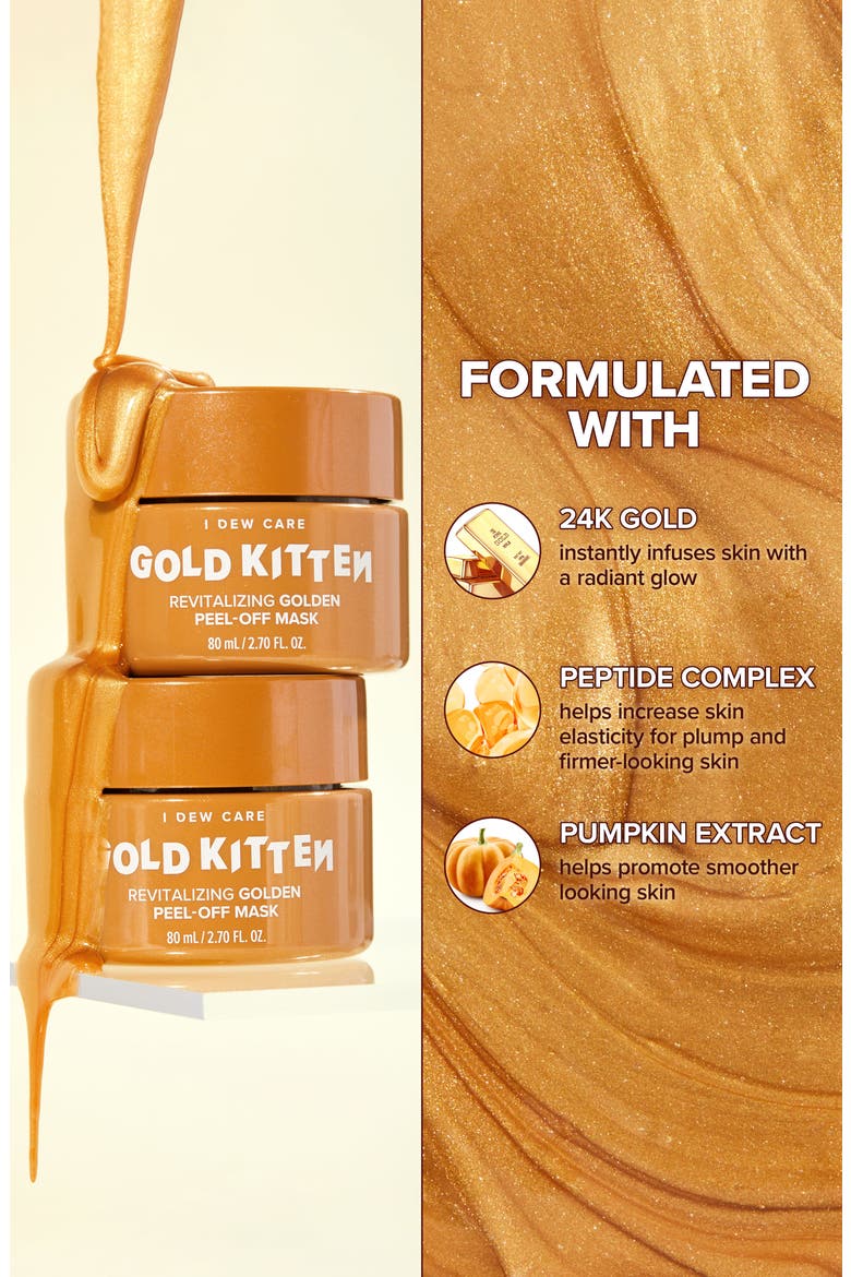 Gold Kitten Peel-Off Mask, Alternate, color, NO COLOR