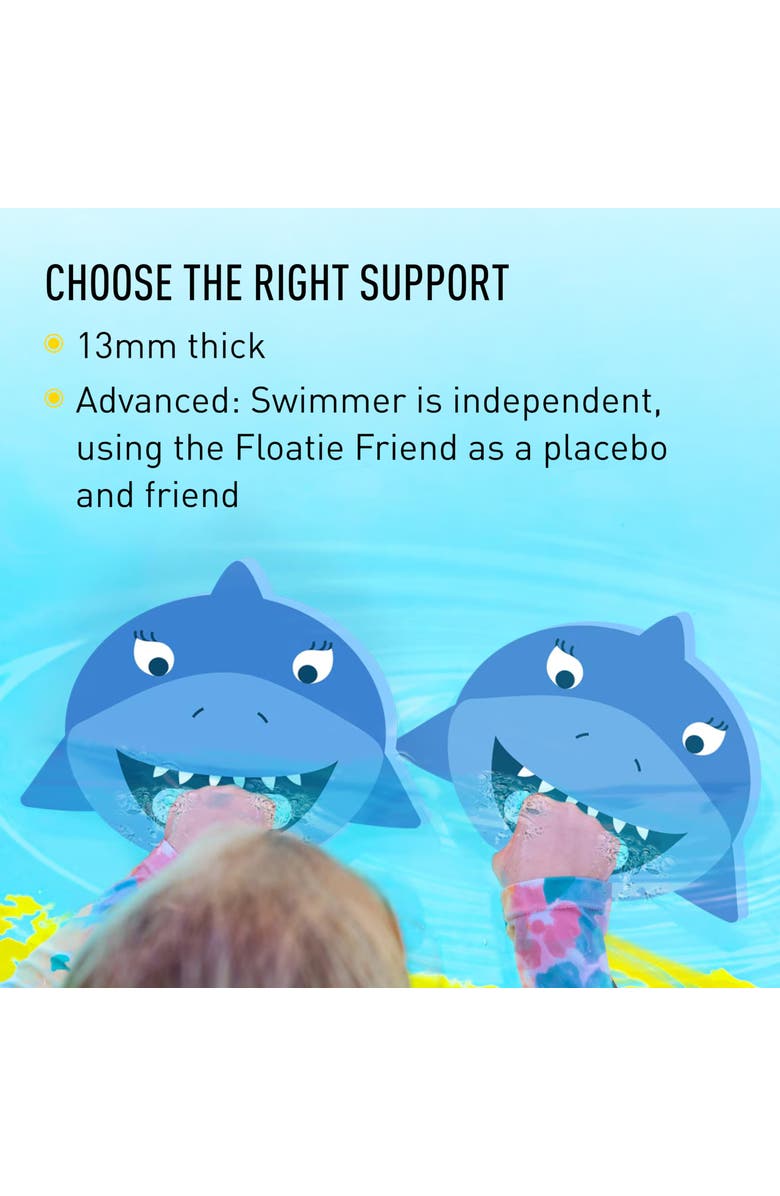 FINIS Floatie Friends Hand Float Learn To Swim Aids For Children Set of 2, Alternate, color, Blue Shark