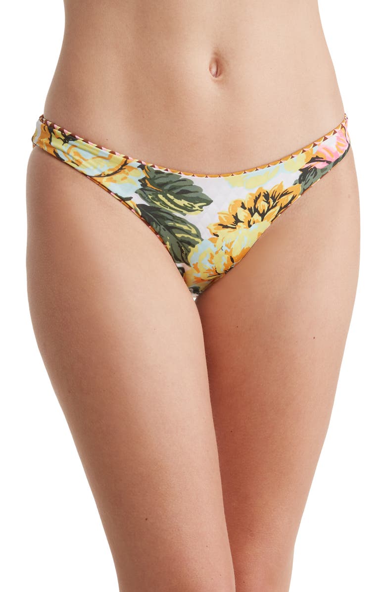Maaji Kaleidoscope Vibes Flirt Reversible Bikini Bottoms, Alternate, color,