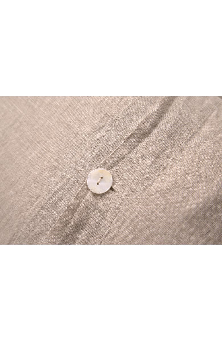 Pom Pom at Home Charlie Ruffle Big Pillow, Alternate, color, Flax