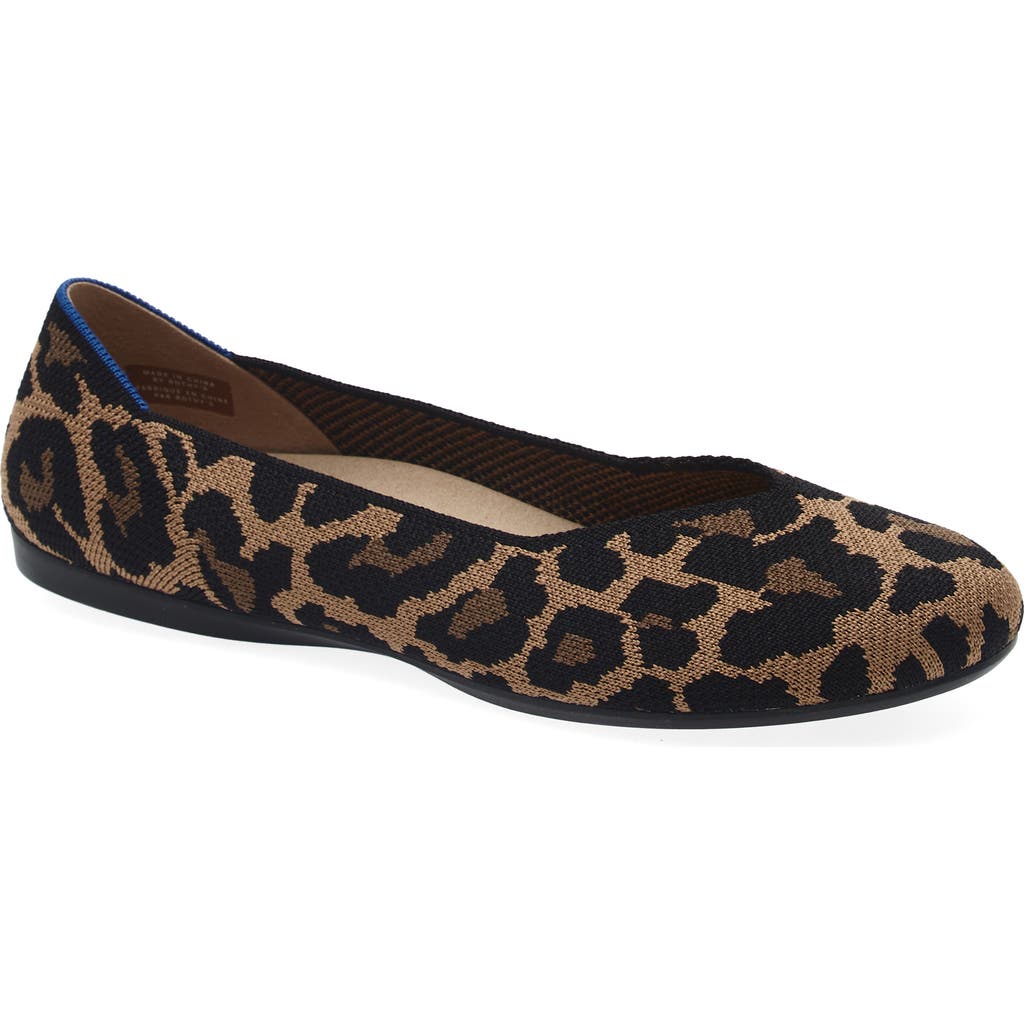 Rothys Rothy's The Daily Ballet Flat In Animal Print