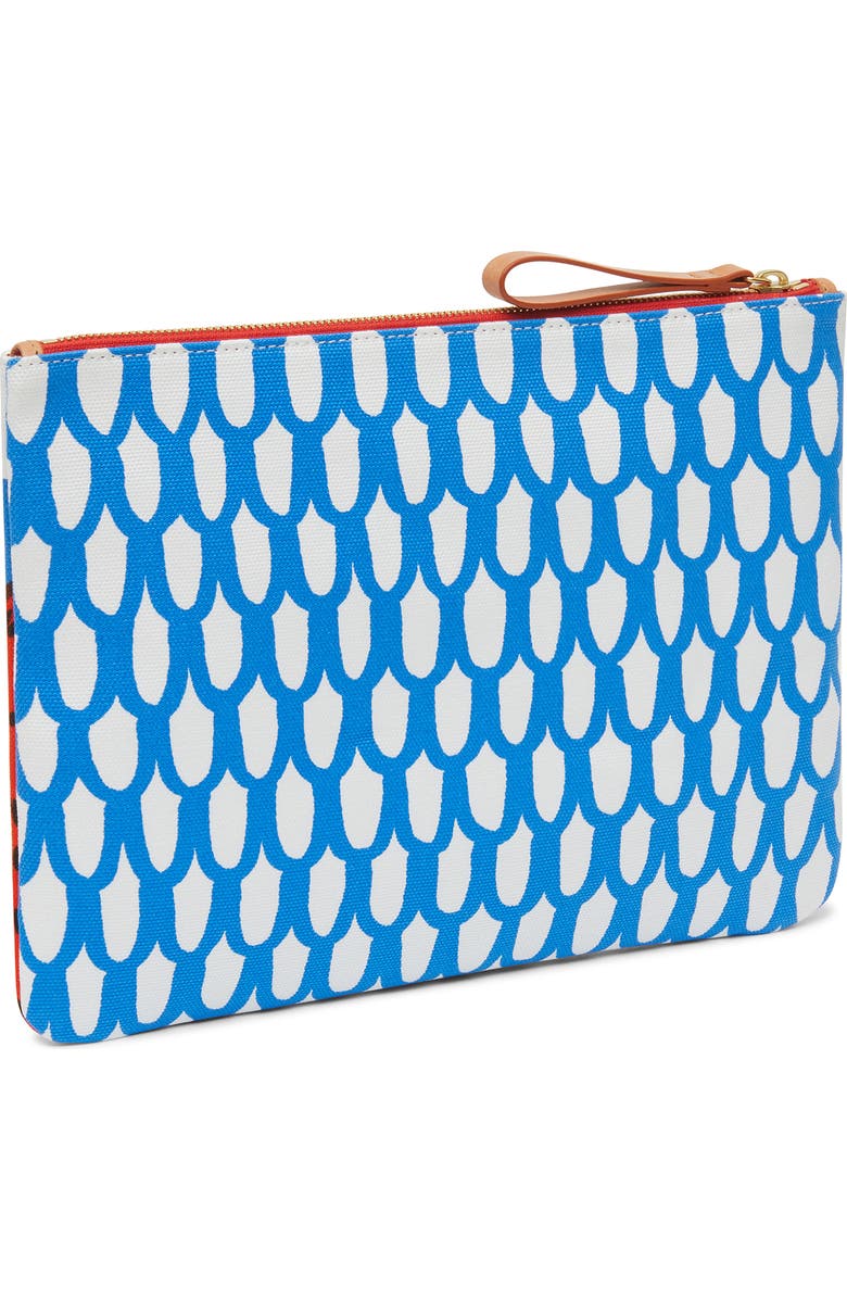 Mansur Gavriel x Marimekko Mansikkavuoret Print Canvas Pouch, Alternate, color,