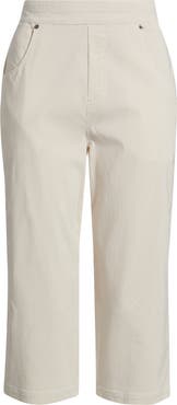 Hue Spring Stripe Petal Pusher Capri Pants