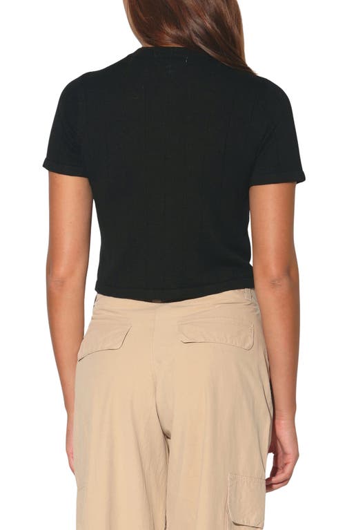 Walter Baker Louise Cardigan Sweater In Black