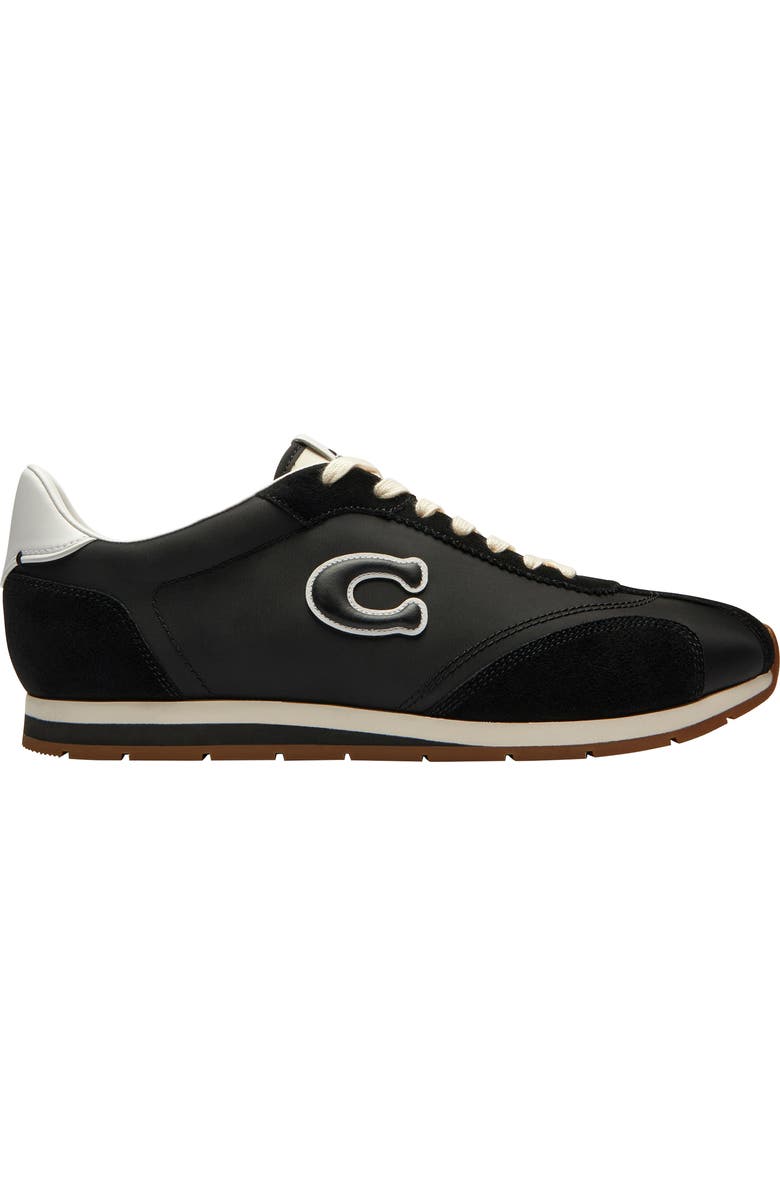 COACH Logo Mixed Media Sneaker, Alternate, color,