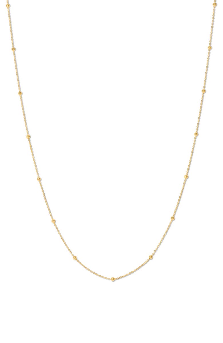 Adina Reyter Saturn Chain Necklace, Main, color, Yellow Gold