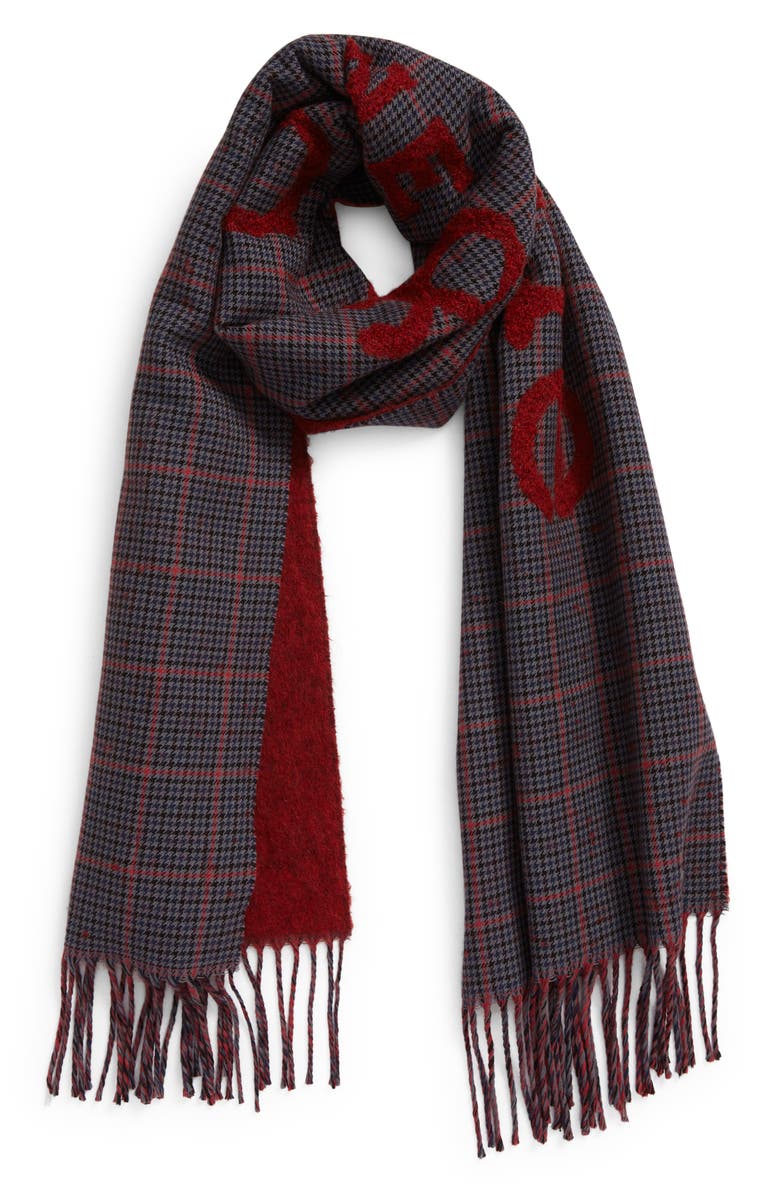 rag & bone Wilshire Logo Scarf, Main, color, 