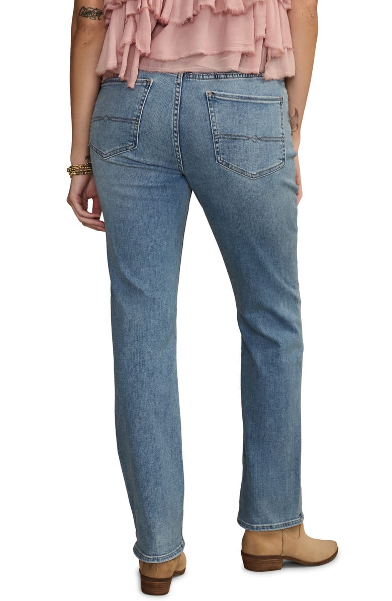 Lucky Brand Curvy High Waist Straight Leg Jeans, Alternate, color, Wanderer