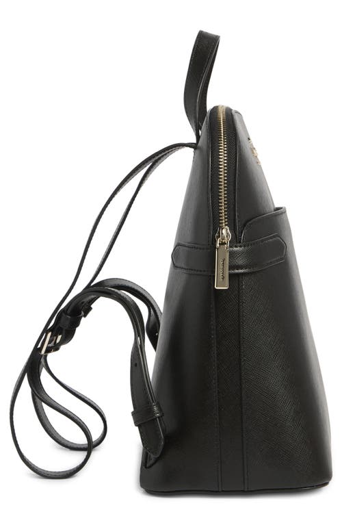 Kate Spade New York Staci Saffiano Leather Dome Backpack In Black