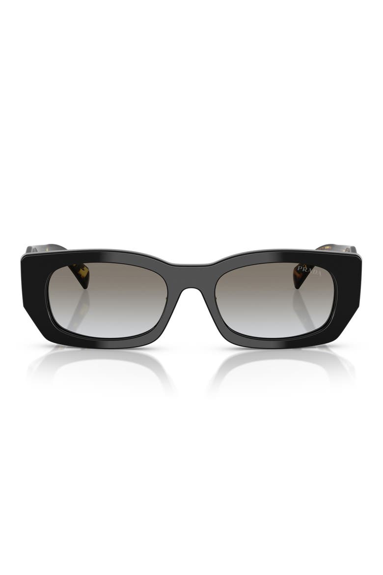53mm Pillow Sunglasses, Main, color, BLACK