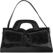 Jeffrey Campbell Lorelai Double Strap Leather Satchel