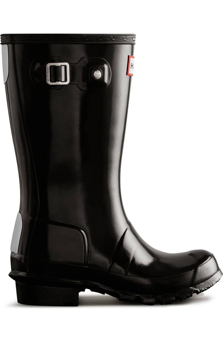 Hunter Kids' Original Gloss Waterproof Rain Boot, Alternate, color,