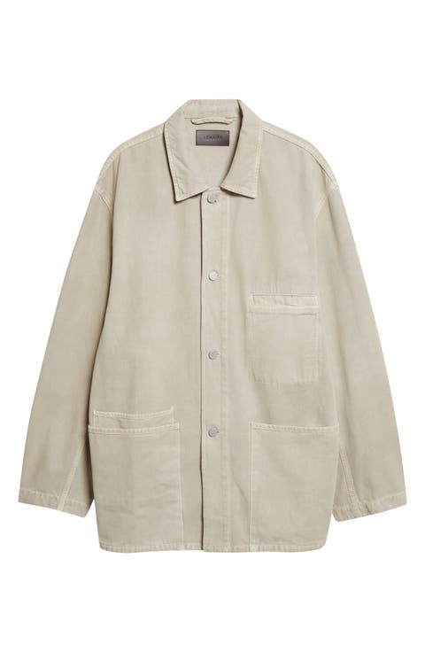 Cotton Twill Utility Overshirt