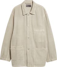 Lemaire Cotton Twill Utility Overshirt