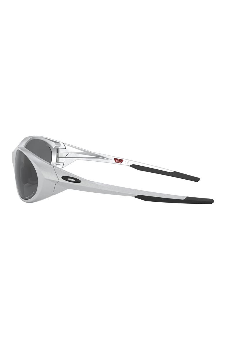 Prizm™ Eye Jacket™ Redux 58mm Polarized Oval Sunglasses, Alternate, color, SILVER