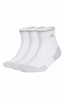 Cushioned 3-Pack Quarter Crew Socks