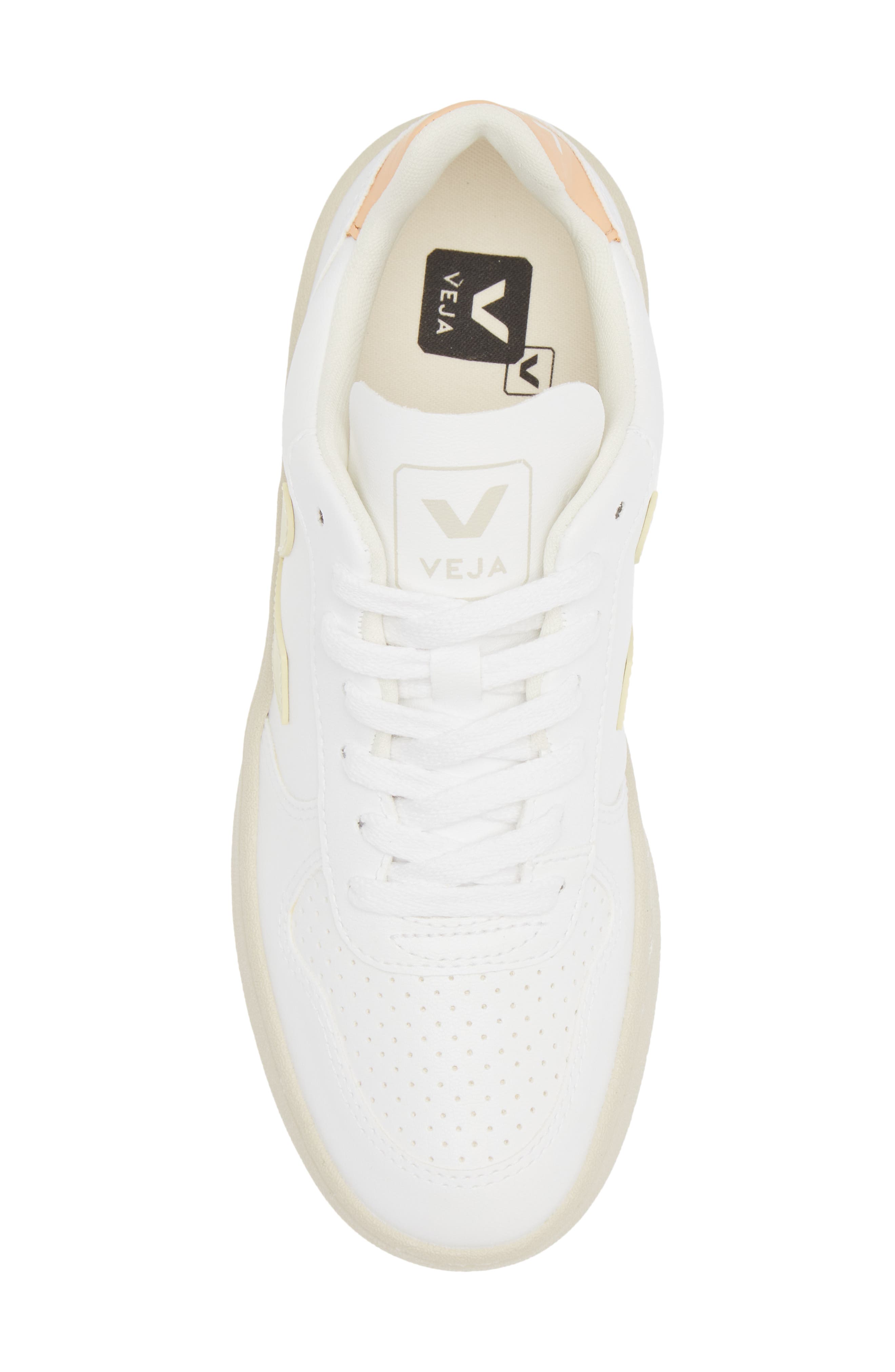 Veja V-10 Sneaker, Alternate, color, White Sun Peach